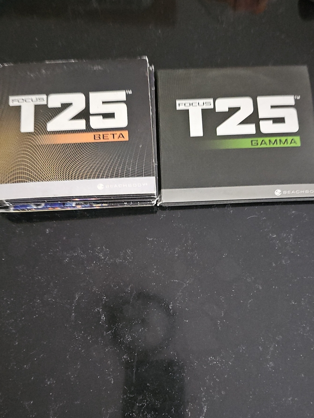 Beachbody T25 DVD Set in Black with Orange & Green Accents